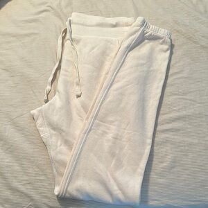 Unsubscribed Cream Joggers size XS retail $98